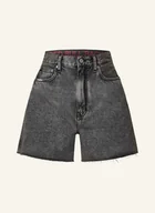 Spodenki damskie - Pepe Jeans Szorty Boxy grau - miniaturka - grafika 1