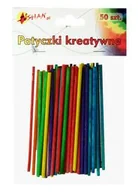Zabawki kreatywne - Patyczki kreatywne okrągłe kolorowe 9cm 3 mm 50 szt Shan SPT08 - miniaturka - grafika 1