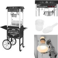 Inne urządzenia gastronomiczne - Royal Catering Maszyna do popcornu - wózek - czarna RCPW.16.2 RCPW.16.2 - miniaturka - grafika 1