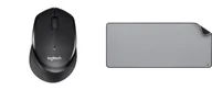 Myszki - Logitech B330 Silent Plus 910-004913 + Studio Series - MID GREY 956-000052 - miniaturka - grafika 1