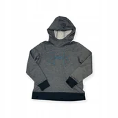 Bluzy damskie - Wciągana bluza damska szara kaptur Under Armour S - miniaturka - grafika 1
