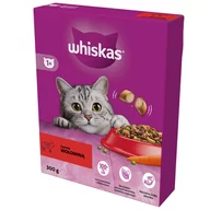 Sucha karma dla kotów - Whiskas, Karma dla Kota, Sucha, z wołowiną, 300g - miniaturka - grafika 1