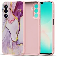 Etui i futerały do telefonów - Etui TECH-PROTECT Icon do Samsung Galaxy A26 5G Marmur - miniaturka - grafika 1