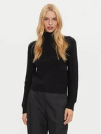 Swetry damskie - MICHAEL Michael Kors Golf MF460YUF2G Czarny Regular Fit - miniaturka - grafika 1