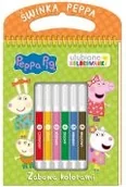 Kolorowanki, wyklejanki - Peppa Pig. Ulubione kolorowanki 3. Zabawa kolorami - miniaturka - grafika 1