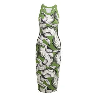 Damska Sukienka ADIDAS FARM DRESS JD6314 – Zielony - Sukienki - miniaturka - grafika 1