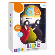 Zabawki interaktywne dla dzieci - Muzyczny klucz do auta - 16 cm - miniaturka - grafika 1