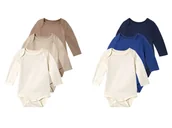 Body dla niemowląt - Lupilu Body niemowlęce z bawełny 3 sztuki - miniaturka - grafika 1