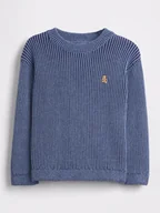 Bluzy i sweterki niemowlęce - GAP Sweter w kolorze niebieskim - miniaturka - grafika 1