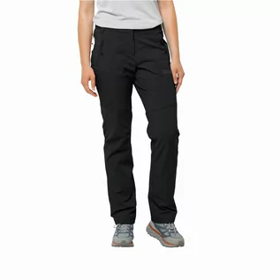 Spodnie sportowe damskie - Damskie spodnie softshellowe Jack Wolfskin GLASTAL PANTS W black - 40 - grafika 1
