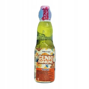 Napój gazowany Pineapple Genki Ramune 200ml - Napoje gazowane - miniaturka - grafika 1