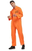 Stroje karnawałowe - Strój więźnia pomarańczowy -XL - miniaturka - grafika 1