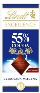 Lindt Czekolada Excellence Supermilk 55% 80g CLIN.8070 - Czekolada - miniaturka - grafika 1