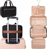 Kosmetyczki, organizery i kuferki - Wobell Kosmetyczka Wisząca Rozkładana Haczyk Organizer - miniaturka - grafika 1