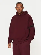 Bluzy męskie - adidas Bluza Neuclassics JC9936 Bordowy Oversize - miniaturka - grafika 1