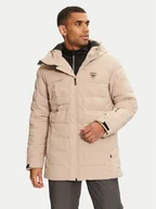 Kurtki narciarskie - Rossignol Kurtka narciarska RLMMJ06 Beżowy Regular Fit - miniaturka - grafika 1