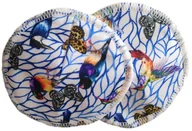 Akcesoria do karmienia - Bambusowe Wkładki Laktacyjne Profilowane Wielorazowe Ptaszki - miniaturka - grafika 1