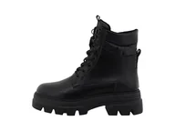 Botki damskie - Tom Tailor Damskie sztyblety 6390870013, czarne, 43 EU, czarny, 43 EU - miniaturka - grafika 1