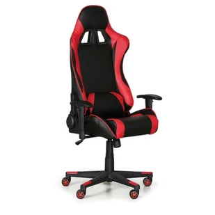 B2B Partner Fotel dla graczy RACING, czerwony 1361 red - Fotele gamingowe - miniaturka - grafika 1