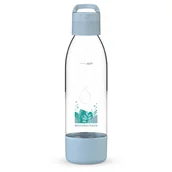 Akcesoria i części AGD - PushAir Butelka do Saturatora Dafi z Uchwytem 0,7 Lazurowa Rośliny - miniaturka - grafika 1