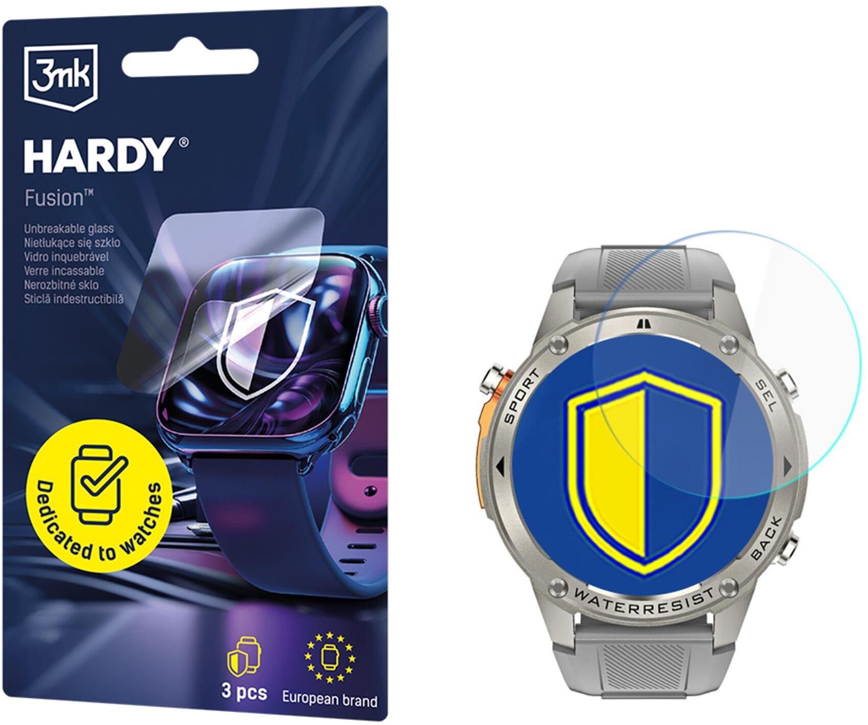 3MK Aligator Watch GPS - 3mk Hardy Fusion Watch Protection