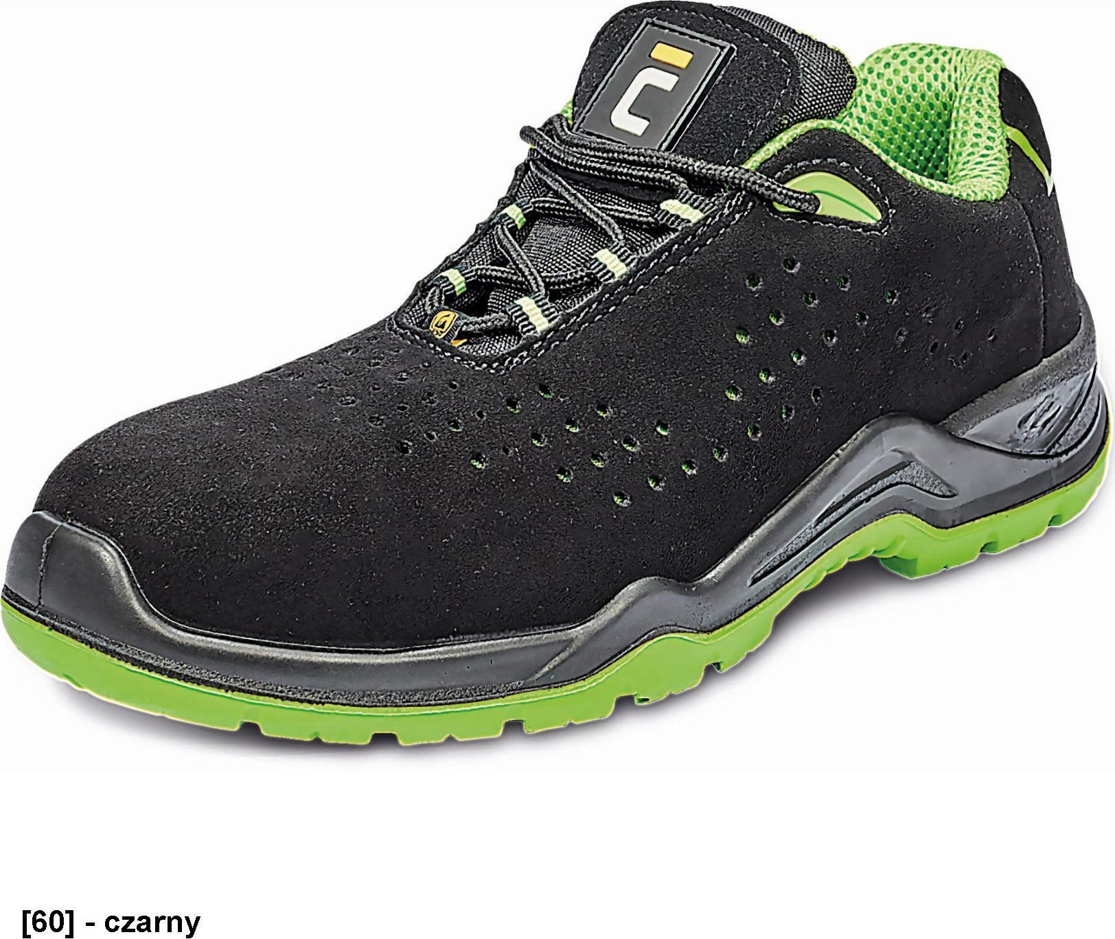 CERVA HALWILL MF ESD S1P SRC - półbuty ochronne z niemetalowym podnoskiem 48