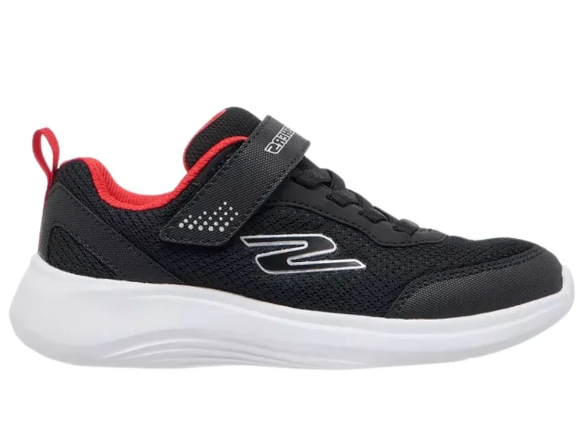 BUTY dziecięce SKECHERS 403615L-BKRD sportowe siatka na rzepę co dzień 28