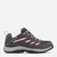 Bluzy sportowe damskie - Buty sportowe trekkingowe damskie niskie Columbia Crestwood Waterproof 2099881089 40.5 (9.5US) Ciemnoszare (195981591682) - miniaturka - grafika 1