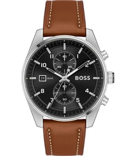 Zegarek ZEGAREK MĘSKI HUGO BOSS 1514161 Skytraveller - Zegarki męskie - miniaturka - grafika 1