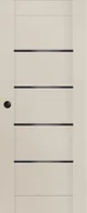 Drzwi wewnętrzne - Drzwi przesuwne pokojowe Vinci Nero Cashmere 80 prawe Voster - miniaturka - grafika 1