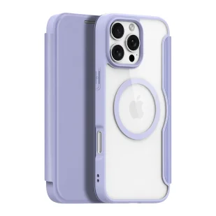 Etui Dux Ducis Skin X Pro na iPhone 16 Pro Max z MagSafe i klapką - fioletowe - Etui i futerały do telefonów - miniaturka - grafika 1