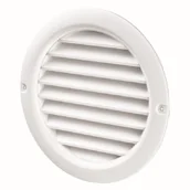 Wentylatory przemysłowe - Vents Kratka wentylacyjna śr. 125 mm biała - miniaturka - grafika 1