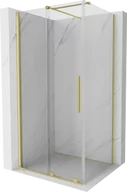 Kabiny prysznicowe - Mexen Velar kabina prysznicowa rozsuwana 120x75 cm, transparent, złota szczotkowana - 871-120-075-01-55 - miniaturka - grafika 1