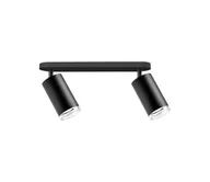Lampy sufitowe - Łazienkowe oświetlenie punktowe TURYN 2xGU10/10W/230V IP44 czarne - miniaturka - grafika 1