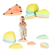 Zabawki sensoryczne - Ścieżka Sensoryczna Kamienie Balansujące Kamienie Do Treningu Równowagi 11 - miniaturka - grafika 1