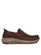 Półbuty męskie - Skechers Półbuty Oswin 204866 Brązowy - miniaturka - grafika 1