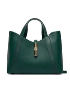 Torebki damskie - Furla Torebka Goccia Shopper Bag S WB01789 BX3353 KH 4282S Zielony - miniaturka - grafika 1