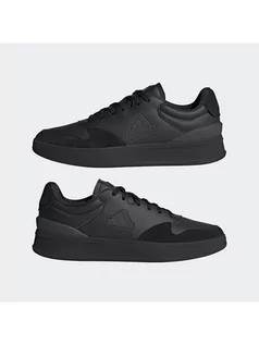 Trampki męskie - adidas Skórzane sneakersy "Kantana" w kolorze czarnym - grafika 1