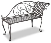 Ławki ogrodowe - Metalowy szezlong ogrodowy N1-M44 - miniaturka - grafika 1