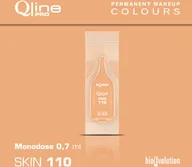 Pozostałe akcesoria kosmetyczne - Jednorazowy pigment korektor do makijażu permanentnego Bioevolution Skin 110 Qline Pro 0,7ml monodose - miniaturka - grafika 1