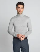 Swetry męskie - sweter goito tn szary - miniaturka - grafika 1