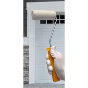 Pędzle i wałki - Wałek malarski beżowy 10 cm, rdzeń 30 mm, wełna o runie 4 mm - miniaturka - grafika 1