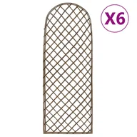 Kratki i pergole - vidaXL Kratki ogrodowe, 6 szt., 30x120 cm, wierzba - miniaturka - grafika 1