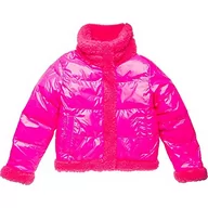 Kurtki i płaszcze dla dziewczynek - Replay Dziewczęca kurtka pikowana SG8270, 464 Fluo PINK, 10A - miniaturka - grafika 1