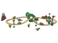 Zabawki kreatywne - Playtive Drewniana kolejka Farma lub Park dinozaurów (Park dinozaurów) - miniaturka - grafika 1