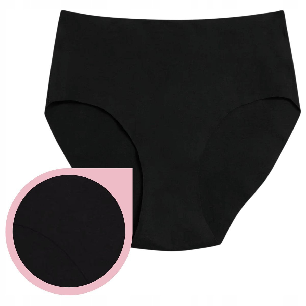 YSABEL MORA figi maxi wysoki stan gładkie bezszwowe 19662 czarne - XL