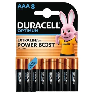 Bateria AAA DURACELL Optimum (8 szt.) - Baterie i akcesoria - miniaturka - grafika 1