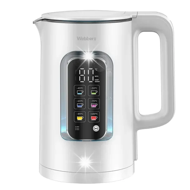 Czajnik elektryczny bezprzewodowy 1,5 L z regulacją temperatury Webber WK11