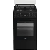 Kuchenki gazowo-elektryczne - Whirlpool W5G8LMSWTB Termoobieg - miniaturka - grafika 1