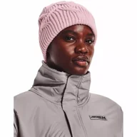 Czapki damskie - Czapka damska Under Armour Halftime Cable Knit - miniaturka - grafika 1